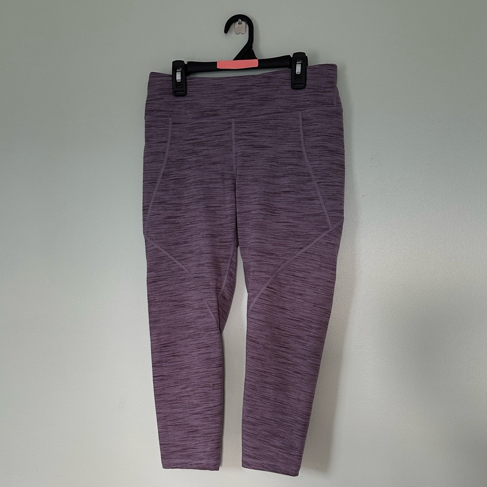 Patagonia Women's Heathered Purple Capri Leggings